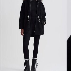 Women's Black Fleece Jacket